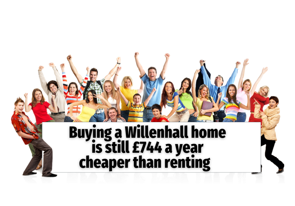 Buying a Willenhall Home is Still £744 a Year Cheaper Than Renting